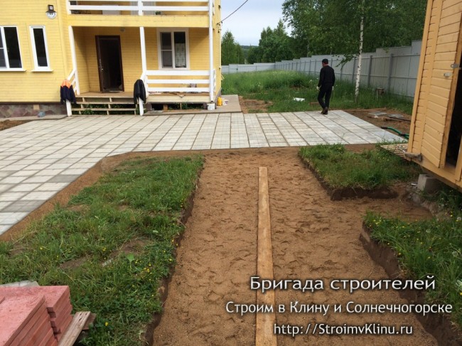 Дорожки из тротуарной плитки в Солнечногорске