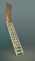 Межэтажная лестница дачница msu